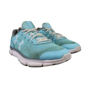Under Armour Shoes Women 8.5 Athletic Sneaker Trainers Running Sport Active Blue